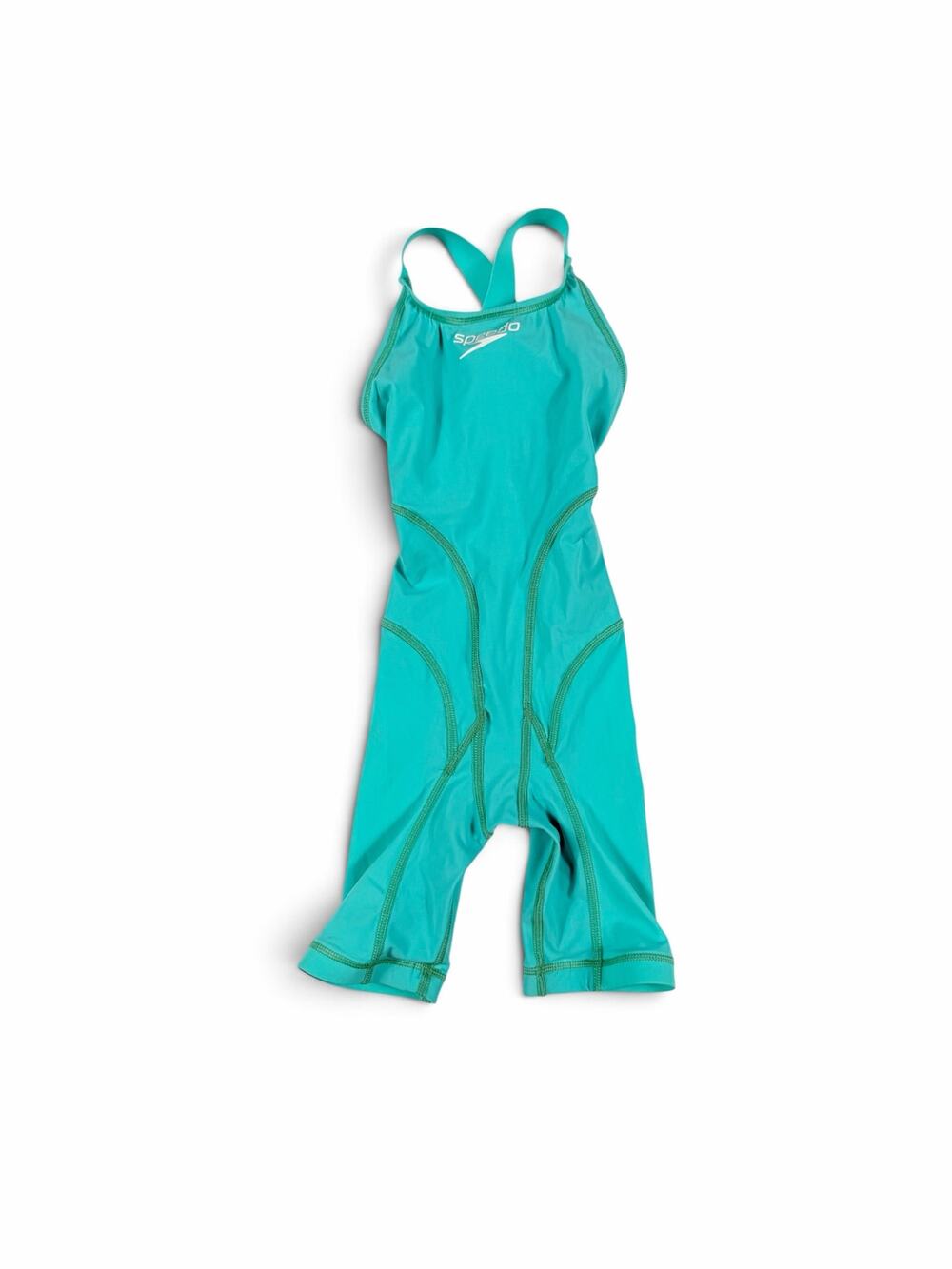 Speedo PowerPLUS Kneeskin Technical Racing Swimsuit Aqua Size 18